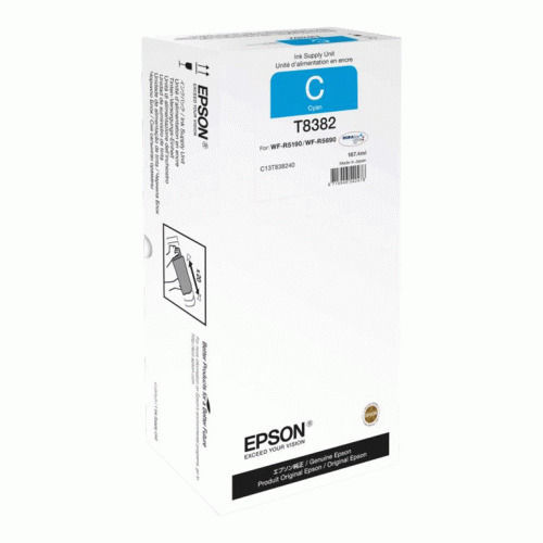 Cartridge Epson T8382, C13T838240 (XL) - originálny (Azúrová)