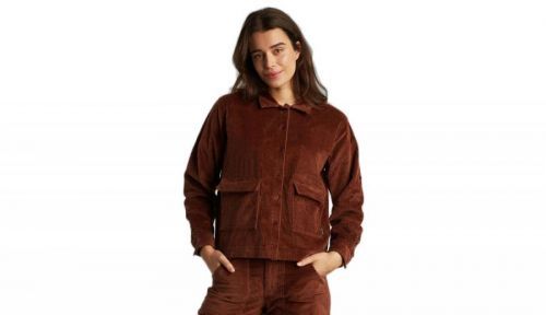 Dedicated Shirt Lima Corduroy Brown hnedé 19062