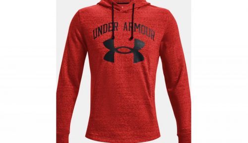 Under Armour Rival Terry Logo Hoodie červené 1361559-840