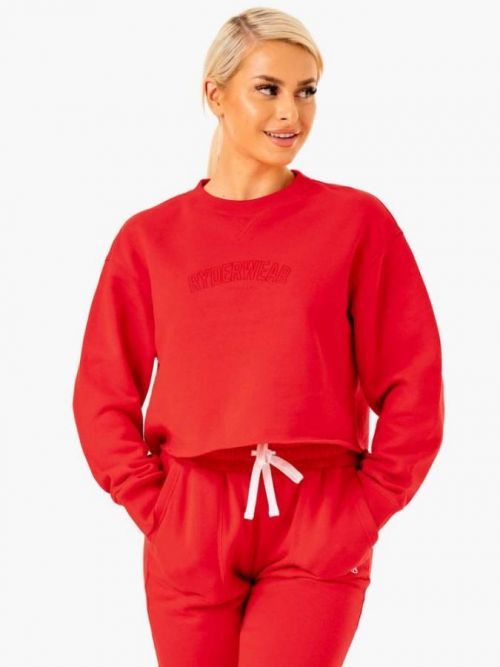 Ryderwear Dámska mikina Ultimate Fleece Red  XS