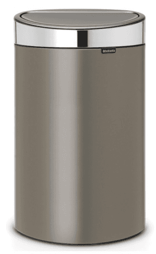 Dotykový odpadkový kôš Touch Bin NEW Brabantia platinový matný poklop 40 l