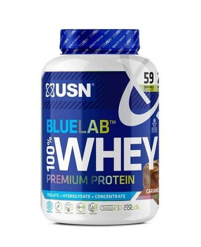 USN BlueLab 100% Whey Protein Premium 2000 g čokoláda s karamelem