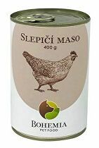 BOHEMIA Slepačie mäso vo vlastnej šťave 400g
