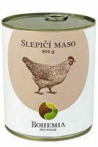 BOHEMIA Slepačie mäso vo vlastnej šťave 800g