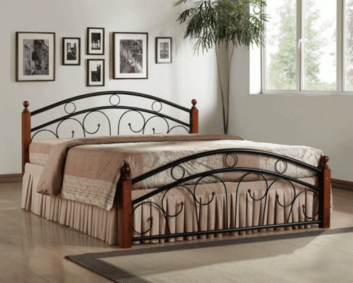 VerDesign, PARIS 9139, VER-0320, 180 x 200 cm, čerešňa antická/čierna