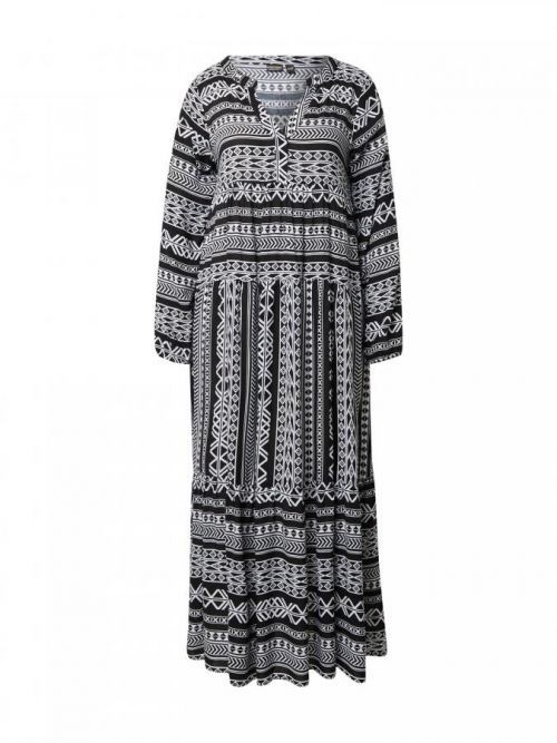 Eight2Nine Košeľové šaty  čierna / biela