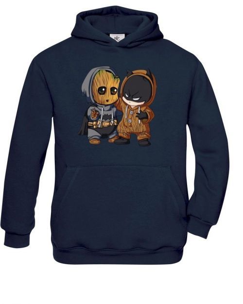 Detská mikina Batman a Groot - ideálna pre každého fanúšika