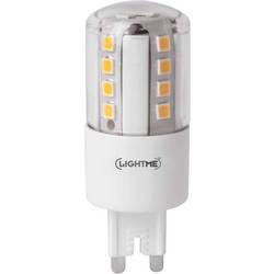 LED žiarovka LightMe LM85334 230 V, G9, 4.5 W = 47 W, teplá biela, A ++ (A ++ - E), kolíková pätica, nestmievateľná, 1 ks