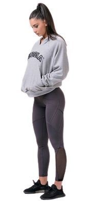 Nebbia iconic hero mikina s kapucňou 581 light grey