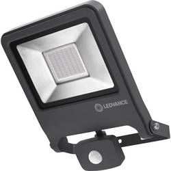 LED vonkajšie osvetlenie s PIR senzorom LEDVANCE ENDURA® FLOOD Sensor Warm White L 4058075239593, 50 W, N/A, tmavosivá