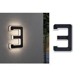 Solárne osvetlenie čísla domu 0.20 W N/A Paulmann 79844 čierna
