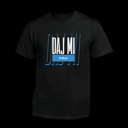 MATT - Tričko Daj mi follow - Muž, Biela, S