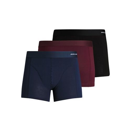 Jack&Jones 3 PACK - pánske boxerky JACBASIC 12198852 Port Royale M