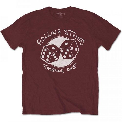 Rolling Stones - Tričko Tumbling Dice - Muž, Unisex, Červená, XXL
