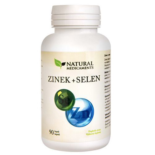 Natural Medicaments Zinok + selén 90 kapsúl