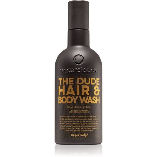 Waterclouds The Dude Hair & Body Wash sprchový gél a šampón 2 v 1 1000 ml