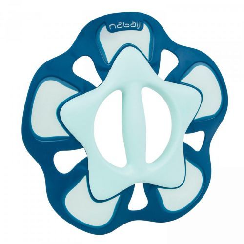 Činky do vody Pullpush Flower S na aquagymnastiku a aquafitness zeleno-modré