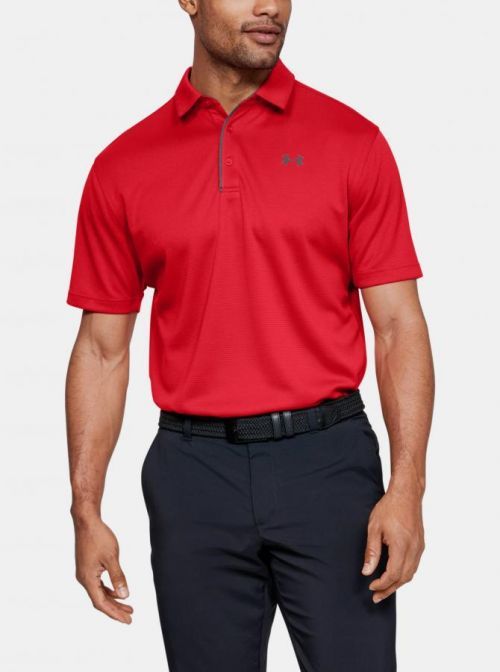 Červená pánska polokošeľa Under Armour