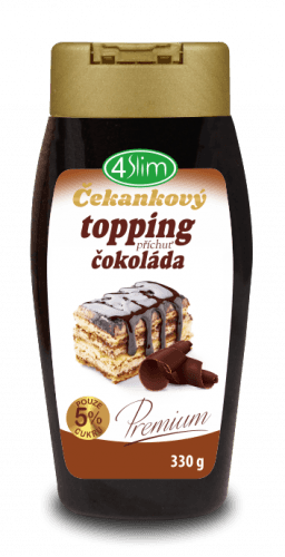 4Slim Čakankový topping 330 g variant: čokoláda