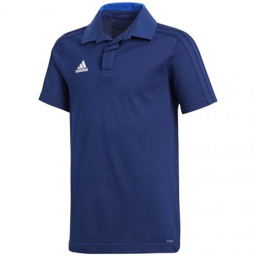 Bavlněné tričko adidas Condivo 18 Cotton Polo Jr CF4368 128cm