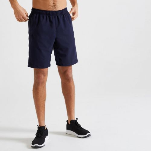 Pánske šortky 120 na fitness námornícke modré