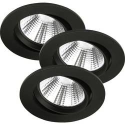 LED vstavané svetlo Nordlux Freemont 47580103, 16.5 W, N/A, sada 3 ks, čierna