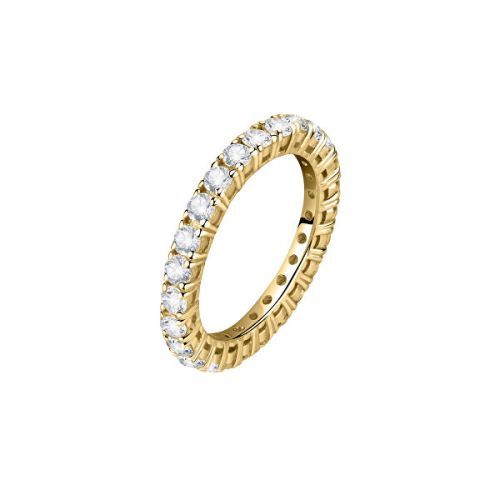 Morellato Trblietavý pozlátený prsteň so zirkónmi scintilla SAQF171 52 mm