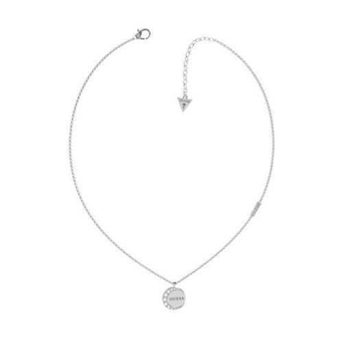 Guess Jemný oceľový náhrdelník s kryštálmi Moon Phases JUBN01189JWRH