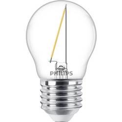 LED žiarovka Philips Lighting 76425800 230 V, E27, 1.4 W = 15 W, teplá biela, A ++ (A ++ - E), kvapkovitý tvar, 1 ks