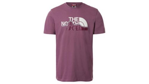 The North Face M S/S  Mountain Line Tee  červené NF00A3G20H5