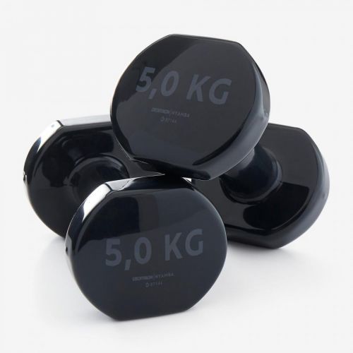 ČINKY NA FITNESS 5 KG ČIERNE