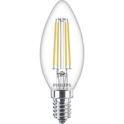 LED žiarovka Philips Lighting 76219300 230 V, E14, 6.5 W = 60 W, teplá biela, A ++ (A ++ - E), tvar sviečky, 1 ks