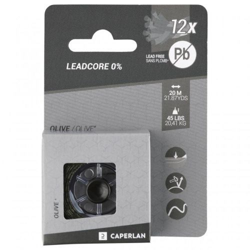 Šnúra Leadcore 0 % olivová 45 lb 20 m na lov kaprov