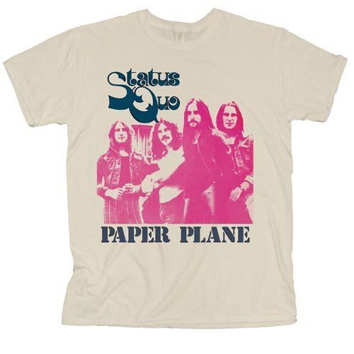 Status Quo - Tričko Paper Plane - Muž, Unisex, Natural, XXL