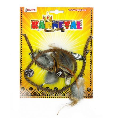 Náhrdelník indiánsky s perím