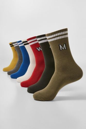 Urban Classics College Letter Socks 7-Pack wintercolors - 39–42