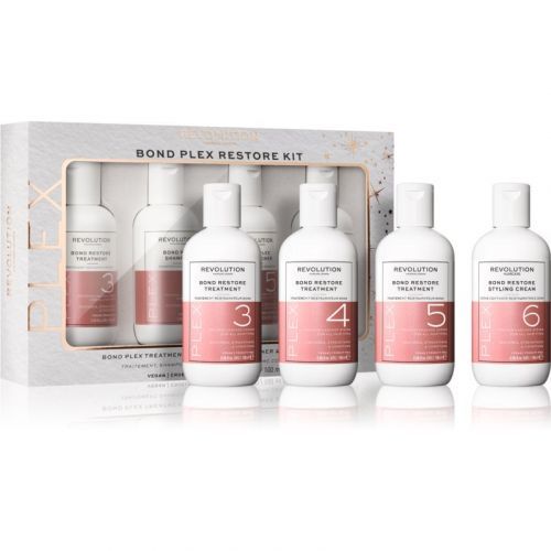 Revolution Haircare Plex Bond Restore Kit sada (pre suché a poškodené vlasy)