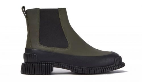 Camper Pix Leather Green Boots zelené k400304-017