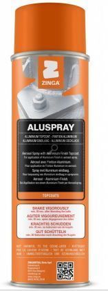 ZINGA ZINGA Aluspray - metalický lak  - hliníkový - 500 ml