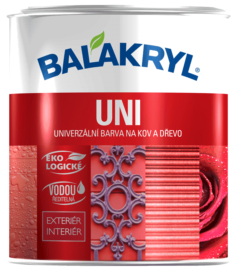 Balakryl Balakryl UNI lesklý - univerzálna vrchná farba - 0535 - tmavo zelený  - 0,7 kg