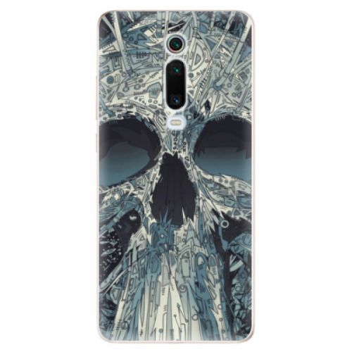 Odolné silikónové puzdro iSaprio - Abstract Skull - Xiaomi Mi 9T Pro