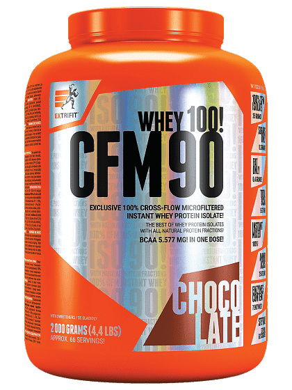 Extrifit CFM Instant Whey Isolate 90 2000 g chocolate