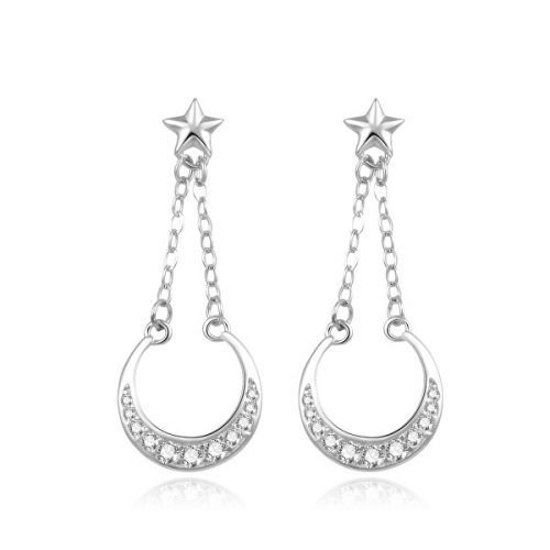 Beneto Fashion strieborné náušnice so zirkónmi AGUP2287