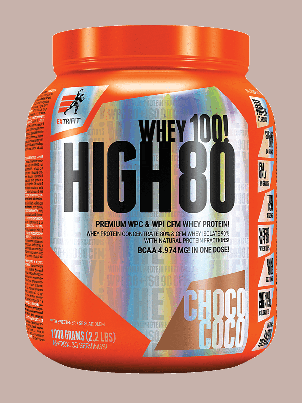 Extrifit High Whey 80 1000 g choco coco