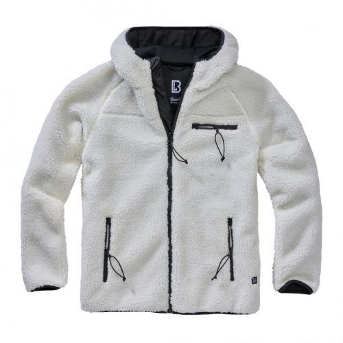 Bunda fleecová Brandit Teddyfleece Worker - biela, L