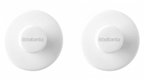 Háčiky na uteráky Brabantia biele 2 ks