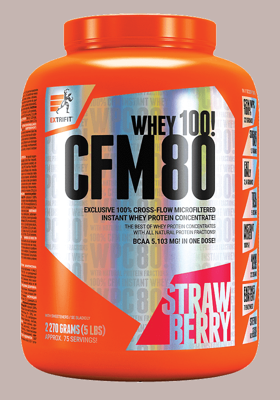 Extrifit CFM Instant Whey 80 2270 g strawberry