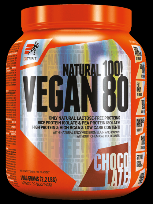 Extrifit Vegan 80 1000 g ice coffee