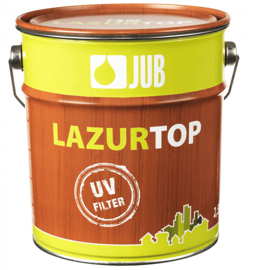 JUB LAZURTOP - hrubovrstvá lazúra na drevo - 16 - orech - 1 L
