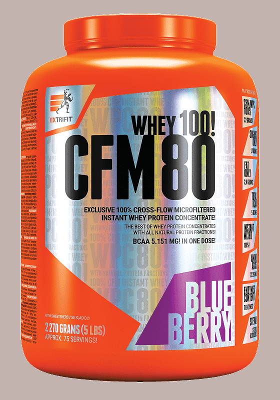 Extrifit CFM Instant Whey 80 2270 g blueberry